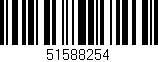 Código de barras (EAN, GTIN, SKU, ISBN): '51588254'