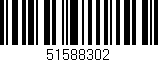 Código de barras (EAN, GTIN, SKU, ISBN): '51588302'