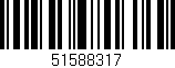 Código de barras (EAN, GTIN, SKU, ISBN): '51588317'