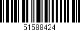 Código de barras (EAN, GTIN, SKU, ISBN): '51588424'