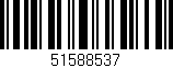 Código de barras (EAN, GTIN, SKU, ISBN): '51588537'