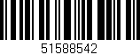 Código de barras (EAN, GTIN, SKU, ISBN): '51588542'
