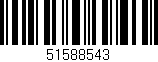 Código de barras (EAN, GTIN, SKU, ISBN): '51588543'