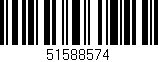 Código de barras (EAN, GTIN, SKU, ISBN): '51588574'