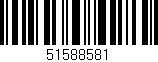 Código de barras (EAN, GTIN, SKU, ISBN): '51588581'
