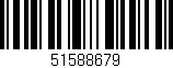 Código de barras (EAN, GTIN, SKU, ISBN): '51588679'