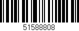 Código de barras (EAN, GTIN, SKU, ISBN): '51588808'