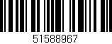 Código de barras (EAN, GTIN, SKU, ISBN): '51588967'