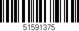 Código de barras (EAN, GTIN, SKU, ISBN): '51591375'