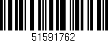 Código de barras (EAN, GTIN, SKU, ISBN): '51591762'