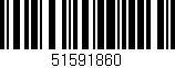 Código de barras (EAN, GTIN, SKU, ISBN): '51591860'