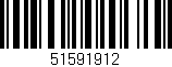 Código de barras (EAN, GTIN, SKU, ISBN): '51591912'