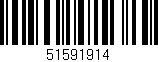 Código de barras (EAN, GTIN, SKU, ISBN): '51591914'