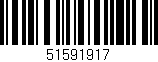 Código de barras (EAN, GTIN, SKU, ISBN): '51591917'