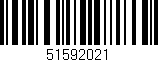 Código de barras (EAN, GTIN, SKU, ISBN): '51592021'
