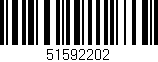 Código de barras (EAN, GTIN, SKU, ISBN): '51592202'