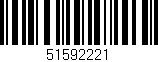 Código de barras (EAN, GTIN, SKU, ISBN): '51592221'