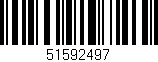 Código de barras (EAN, GTIN, SKU, ISBN): '51592497'
