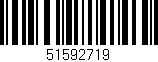 Código de barras (EAN, GTIN, SKU, ISBN): '51592719'