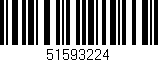 Código de barras (EAN, GTIN, SKU, ISBN): '51593224'