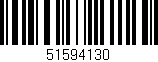 Código de barras (EAN, GTIN, SKU, ISBN): '51594130'