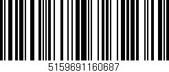 Código de barras (EAN, GTIN, SKU, ISBN): '5159691160687'
