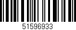 Código de barras (EAN, GTIN, SKU, ISBN): '51596933'
