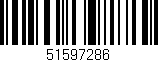 Código de barras (EAN, GTIN, SKU, ISBN): '51597286'