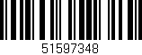 Código de barras (EAN, GTIN, SKU, ISBN): '51597348'