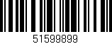 Código de barras (EAN, GTIN, SKU, ISBN): '51599899'