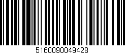 Código de barras (EAN, GTIN, SKU, ISBN): '5160090049428'
