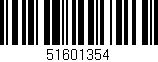 Código de barras (EAN, GTIN, SKU, ISBN): '51601354'