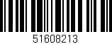 Código de barras (EAN, GTIN, SKU, ISBN): '51608213'