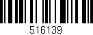 Código de barras (EAN, GTIN, SKU, ISBN): '516139'