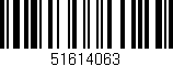 Código de barras (EAN, GTIN, SKU, ISBN): '51614063'