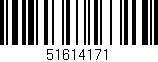 Código de barras (EAN, GTIN, SKU, ISBN): '51614171'