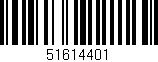 Código de barras (EAN, GTIN, SKU, ISBN): '51614401'