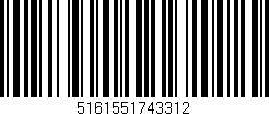 Código de barras (EAN, GTIN, SKU, ISBN): '5161551743312'