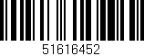 Código de barras (EAN, GTIN, SKU, ISBN): '51616452'
