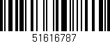 Código de barras (EAN, GTIN, SKU, ISBN): '51616787'