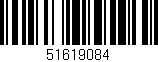 Código de barras (EAN, GTIN, SKU, ISBN): '51619084'