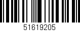 Código de barras (EAN, GTIN, SKU, ISBN): '51619205'