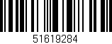 Código de barras (EAN, GTIN, SKU, ISBN): '51619284'