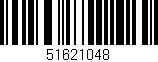 Código de barras (EAN, GTIN, SKU, ISBN): '51621048'