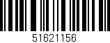 Código de barras (EAN, GTIN, SKU, ISBN): '51621156'