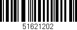Código de barras (EAN, GTIN, SKU, ISBN): '51621202'
