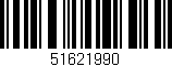 Código de barras (EAN, GTIN, SKU, ISBN): '51621990'
