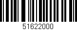 Código de barras (EAN, GTIN, SKU, ISBN): '51622000'