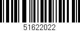 Código de barras (EAN, GTIN, SKU, ISBN): '51622022'