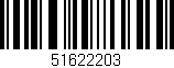 Código de barras (EAN, GTIN, SKU, ISBN): '51622203'